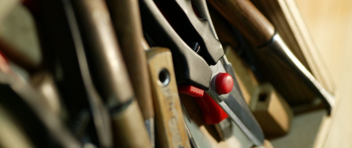 和太鼓、三味線、製作修理の工具